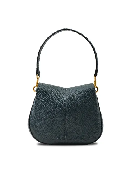 HELENA ROUND Leather Shoulder Bag