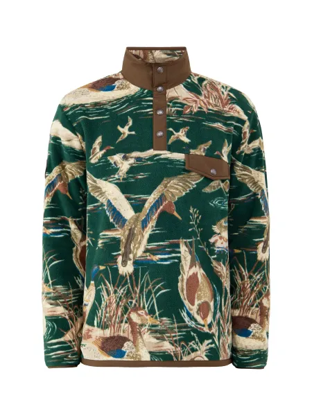 Polo Ralph Lauren Duck Print Quarter-Zip Fleece