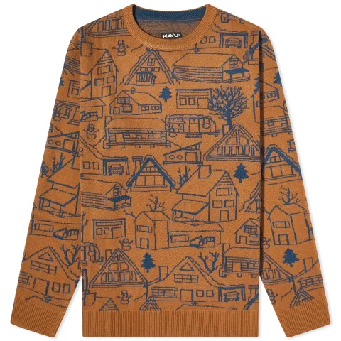 Highline Jacquard Crew Knit