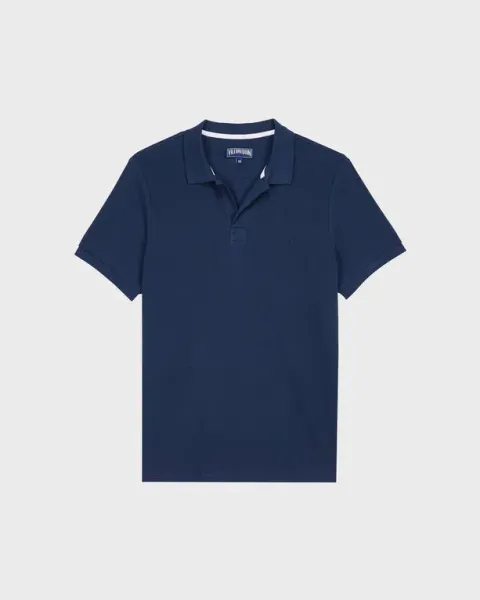Vilebrequin Men Cotton Pique Polo Shirt Solid