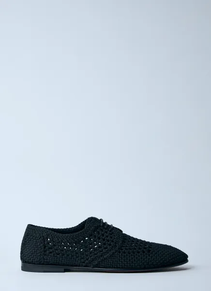 Woven Derby Shoes