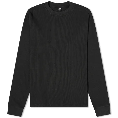 Long Sleeve Basic Waffle T-Shirt