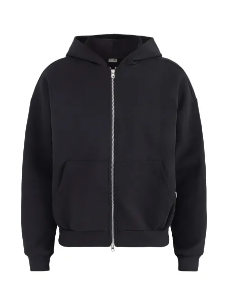 Only & Sons Goyle Boxy Cotton Blend Zip-Through Hoodie