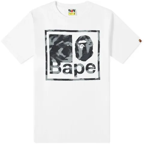 Stroke Camo Bape Quadrangle T-Shirt