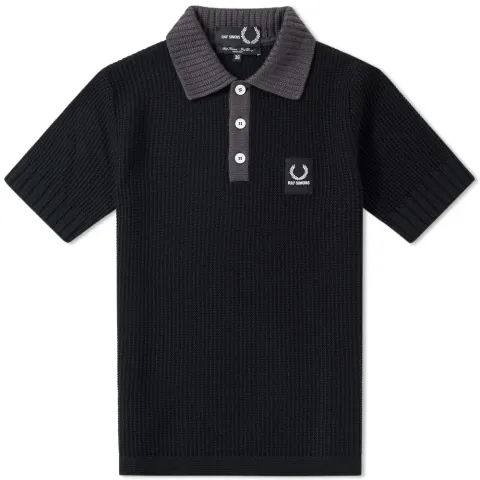 Knitted Patch Logo Polo