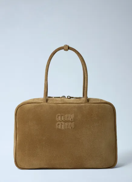 Suede Beau Handbag