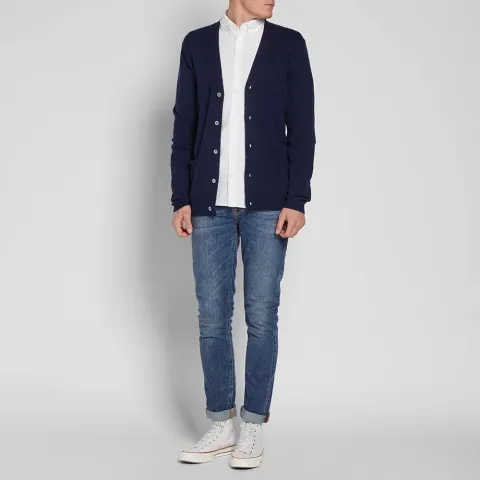 Cashmere Merino Pin Cardigan