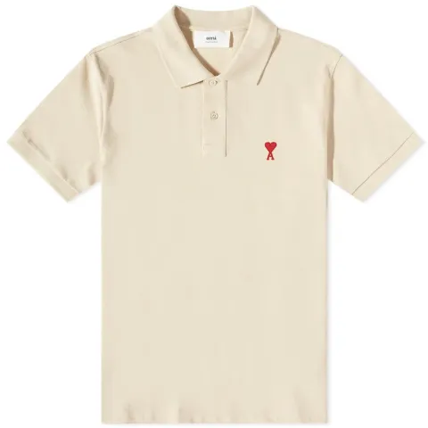 AMI Tonal Small A Heart Polo