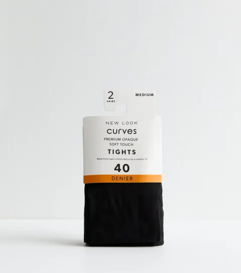 Premium Black Opaque Soft Touch 40 Denier Tights