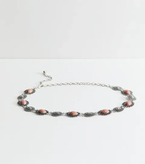 Silver Western Disc Chain Belt