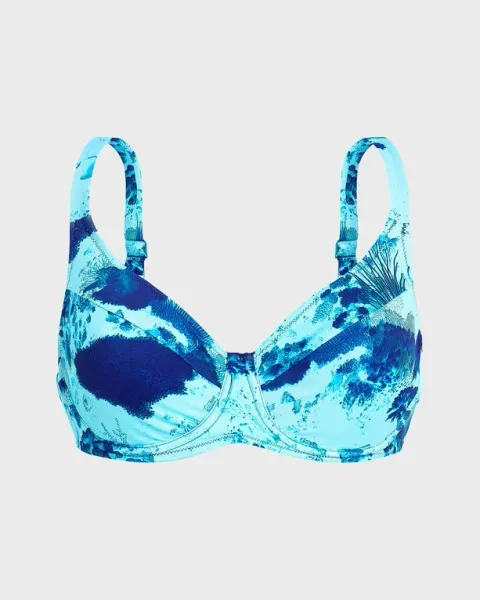 Vilebrequin Women Underwire Bikini Top Coral Reef
