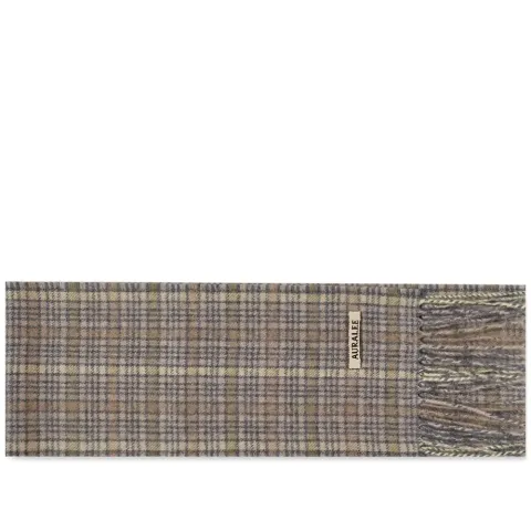 Cashmere Checked Scarf