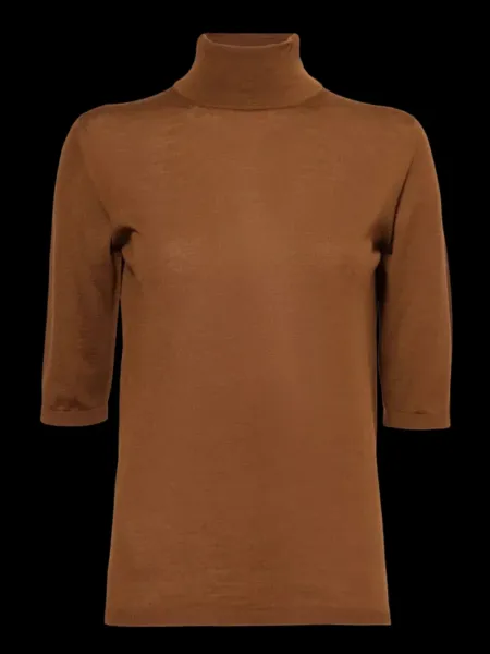 Cecina Turtle-Neck Jumper Tobacco