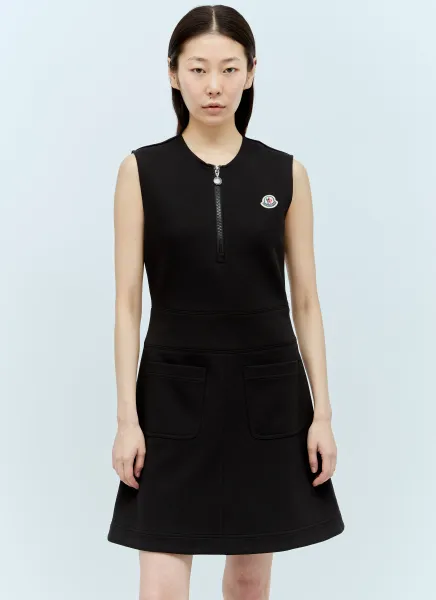 Logo Patch Mini Dress