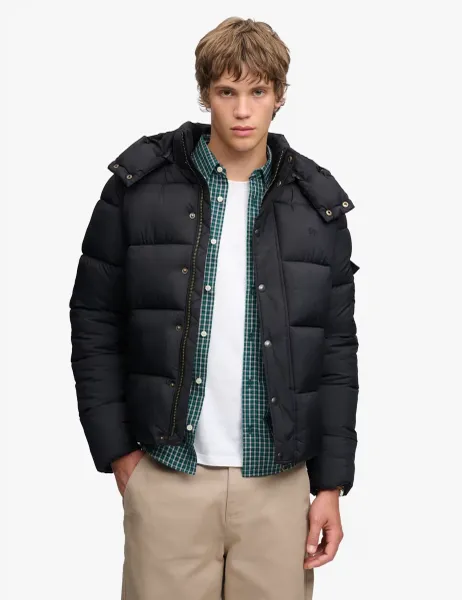 Superdry & Co Quilted Padded Hooded Puffer Jacket