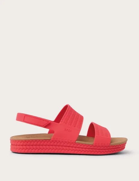 Reef Water Vista Ankle Strap Flatform Sandals Orange Mix