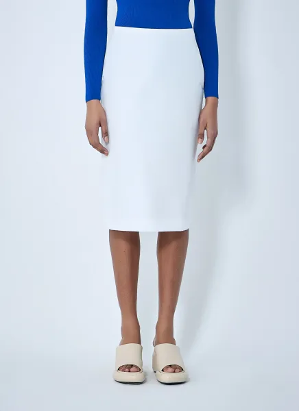 High-Waisted Pencil Skirt