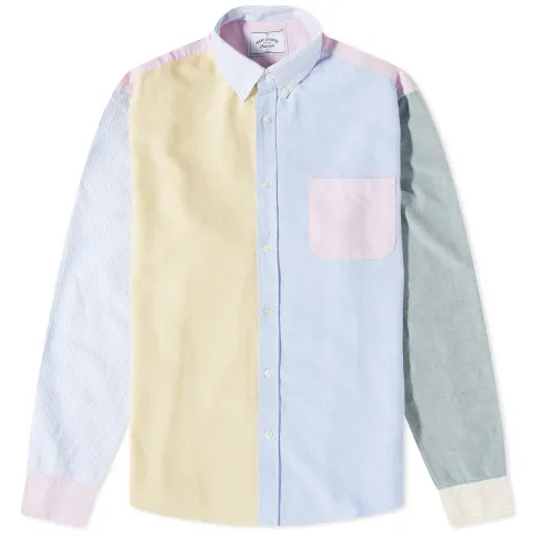 Belavista Patchwork Button Down Oxford Sh