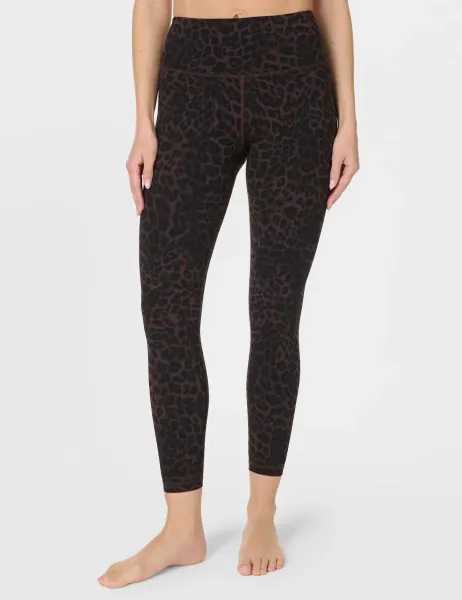 Sweaty Betty Ultimate Studio High Waisted 7/8 Leggings Brown Mix