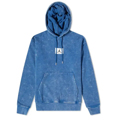 Washed Fleece Popover Hoodie