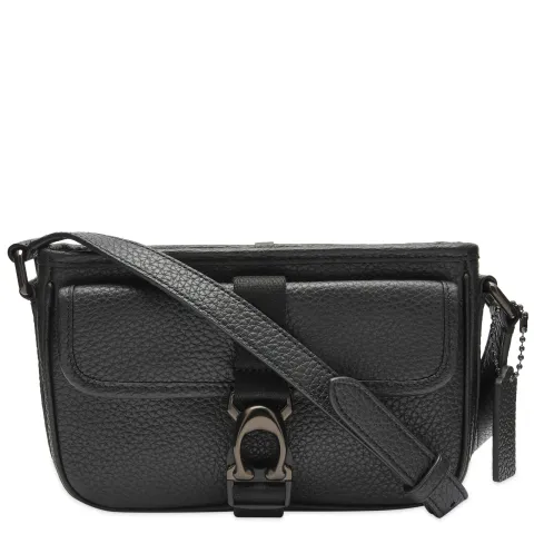 Beck Pebble Leather Slim Crossbody Bag