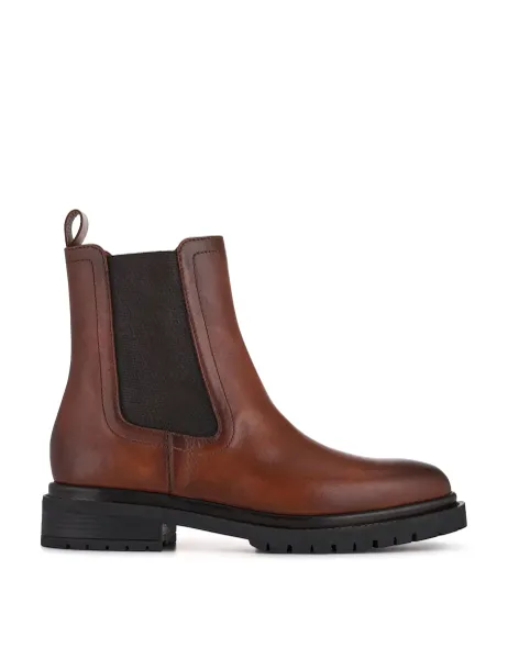 Leather Chelsea Boots Brown