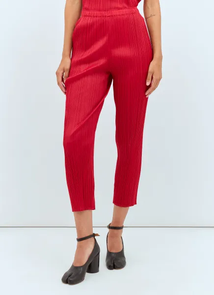 Cropped Pleated Pants