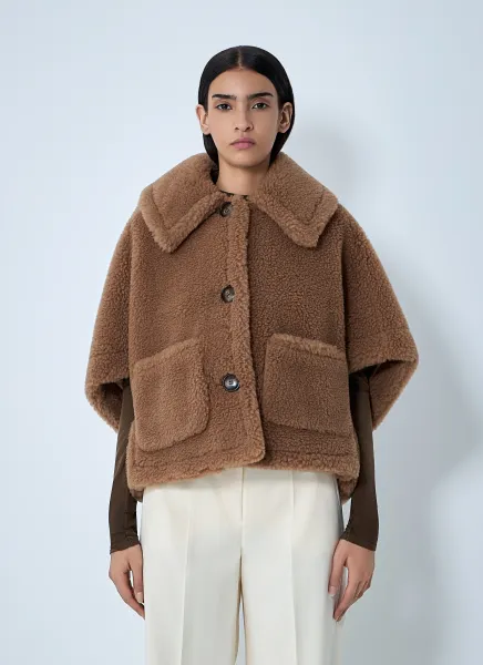Burshed Wool Poncho