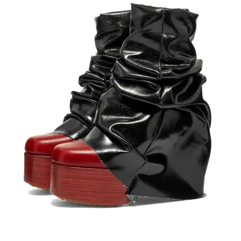 65 platform ankle boot