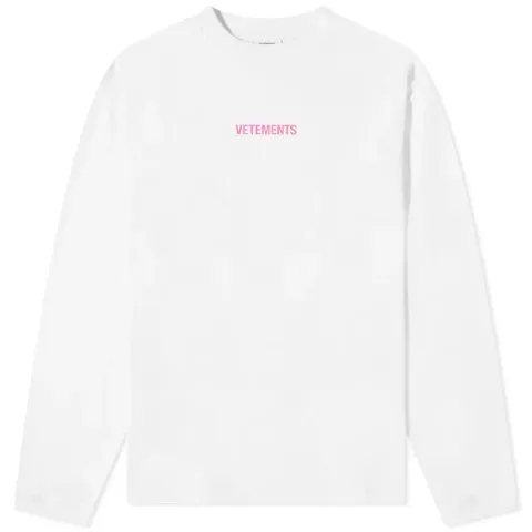 Long Sleeve Logo Label T-Shirt