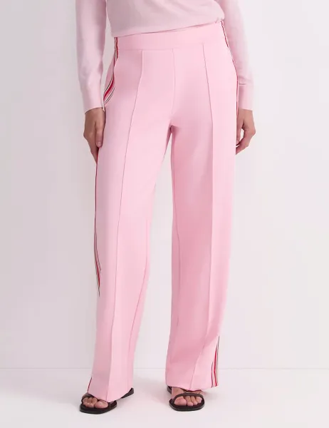 Sportscraft Side Stripe Wide Leg Trousers Pink
