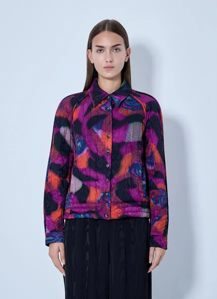 Dries Van Noten Button-Down Quilted Jacket