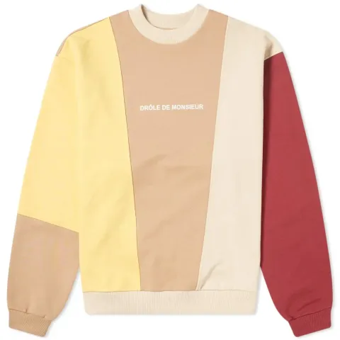 Color Block Logo Crew Sweat