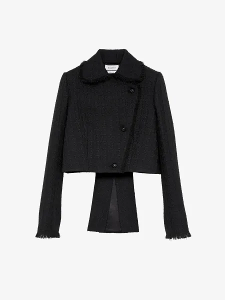 Light Tweed Cropped Jacket