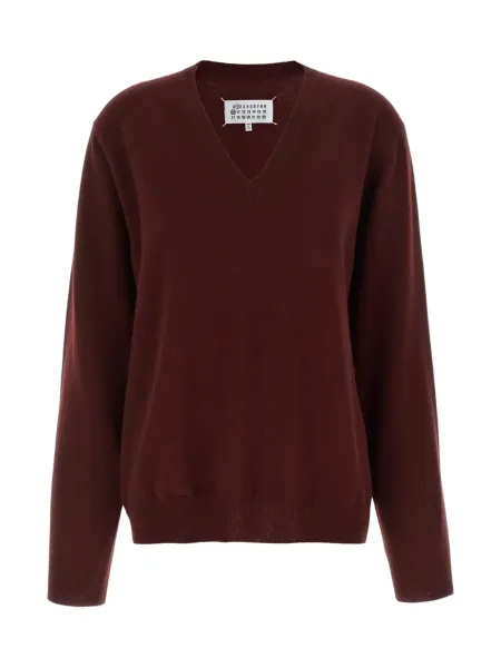 V-Neck Jumper Red