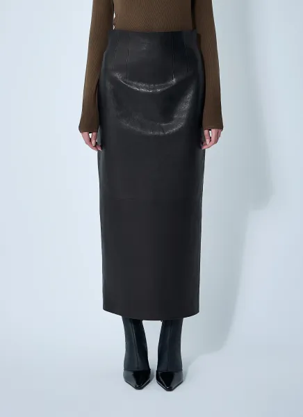 Loxley Leather Skirt