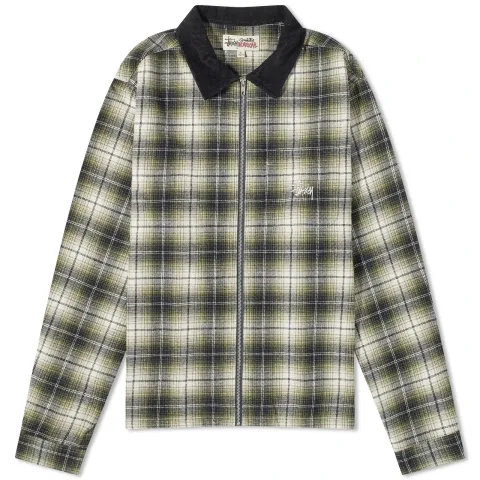Frank Plaid Zip Shirt