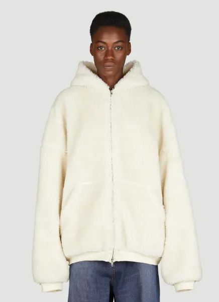 Outerwear Zip-Up Hooded Sweatshirt