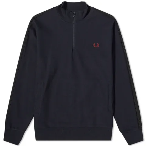 Taped Half Zip Track Top