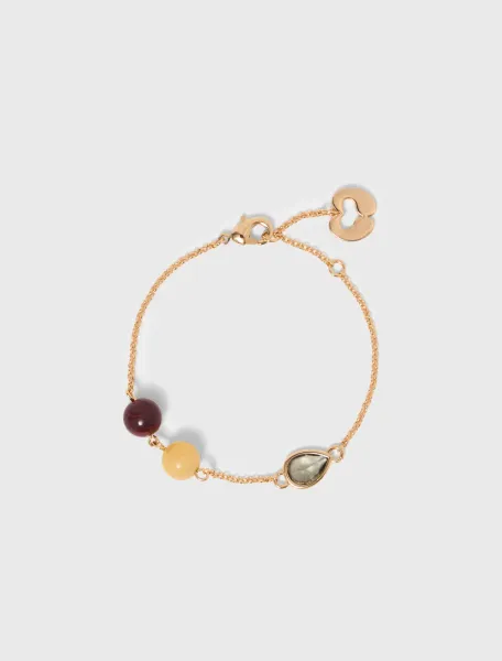 Bracelet with pearl and rhinestone