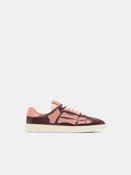 WOMEN - WOMEN'S LIZARD EMBOSSED PACIFIC BONES - Plum