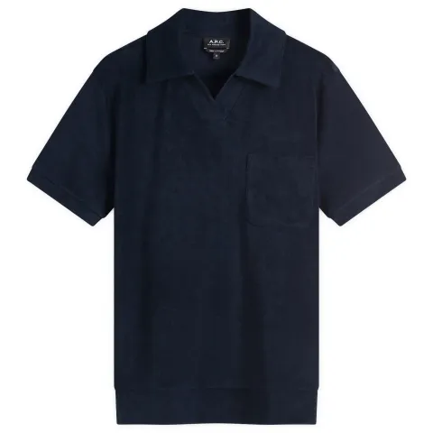 A.P.C. Agustino Sponge Fleece Polo