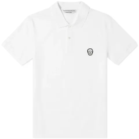 Skull Embroidered Polo