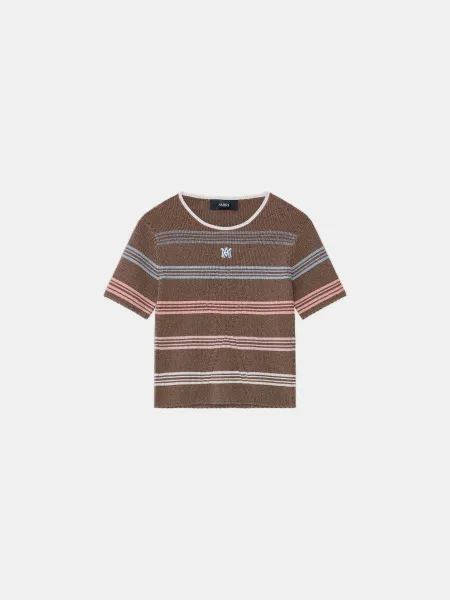 WOMEN - WOMEN'S MA STRIPE TEE - Tobacco