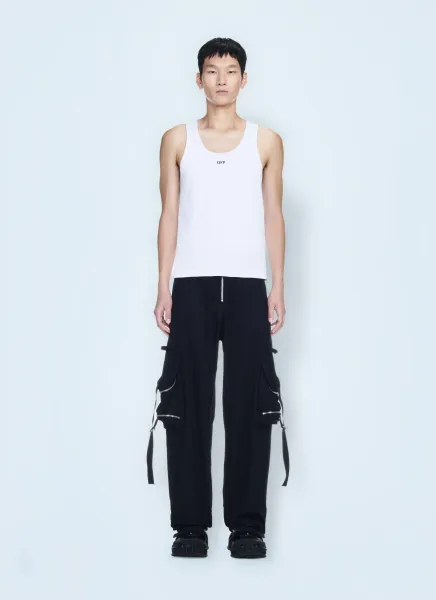 Off Stamp Rib Tank Top
