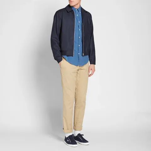 Indigo Oxford Shirt