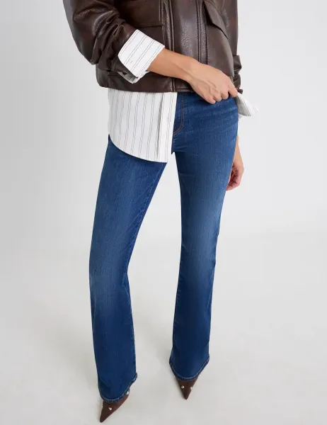 River Island Mid Rise Bootcut Jeans Denim