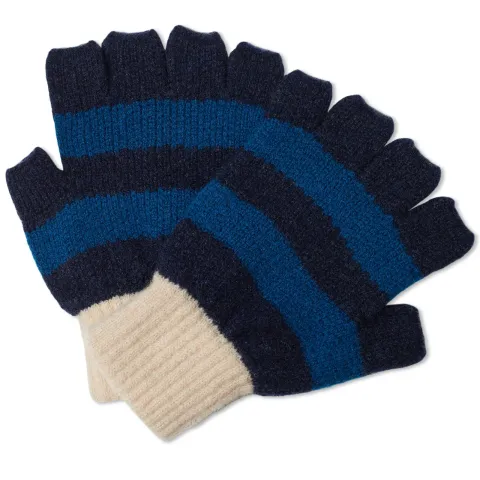 Howlin' Striped No Fingers Gloves
