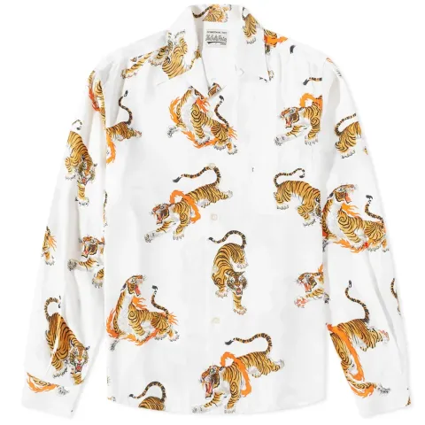 x Tim Lehi Long Sleeve Hawaiian Shirt