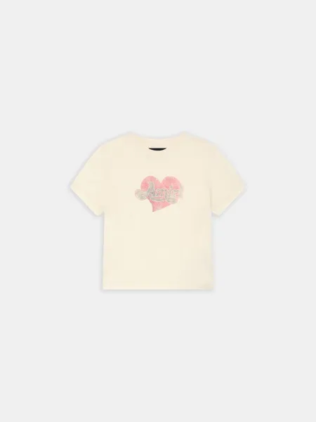 WOMEN - WOMEN'S AMIRI HEART TEE - Alabaster